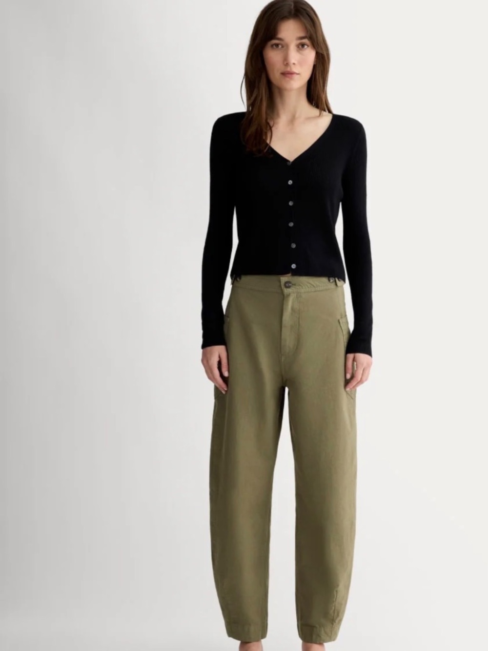 Everlane Fatigue Barrel Pant in Kalamata